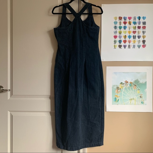 Vintage | Denim midi dress - Picture 2 of 13